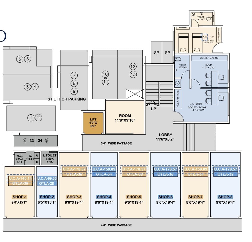 Original floor plan reference